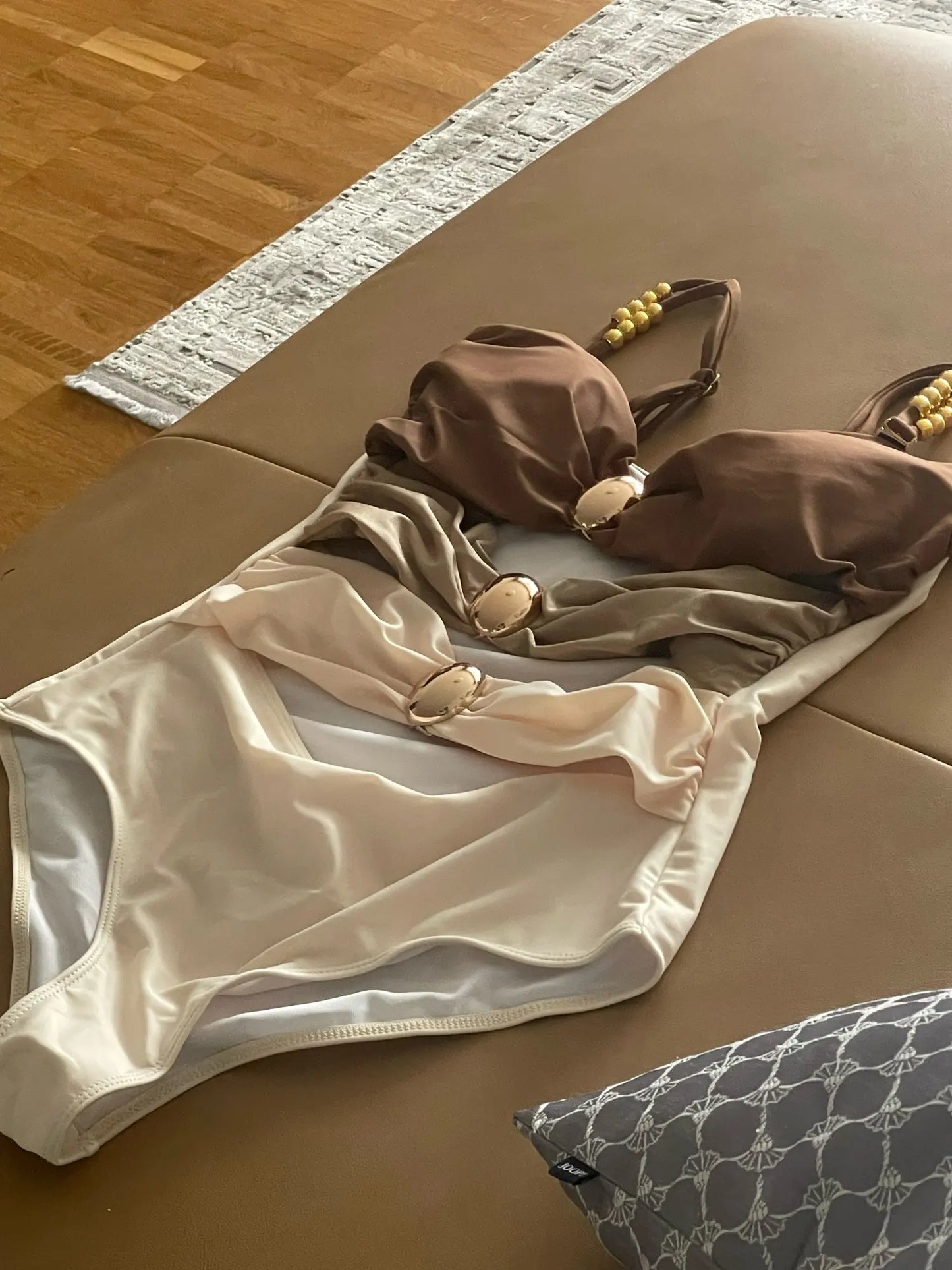 Conjunto Maiô Aplicações Frontal Pareô Sanchez