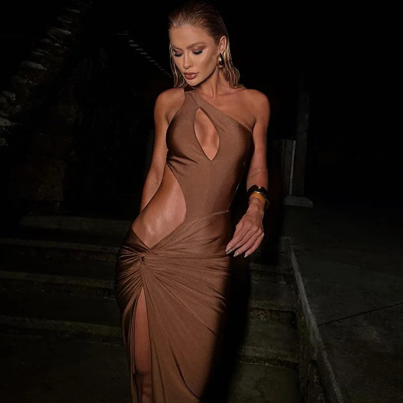 Vestido Longo Sexy Abertura Lateral Camilla