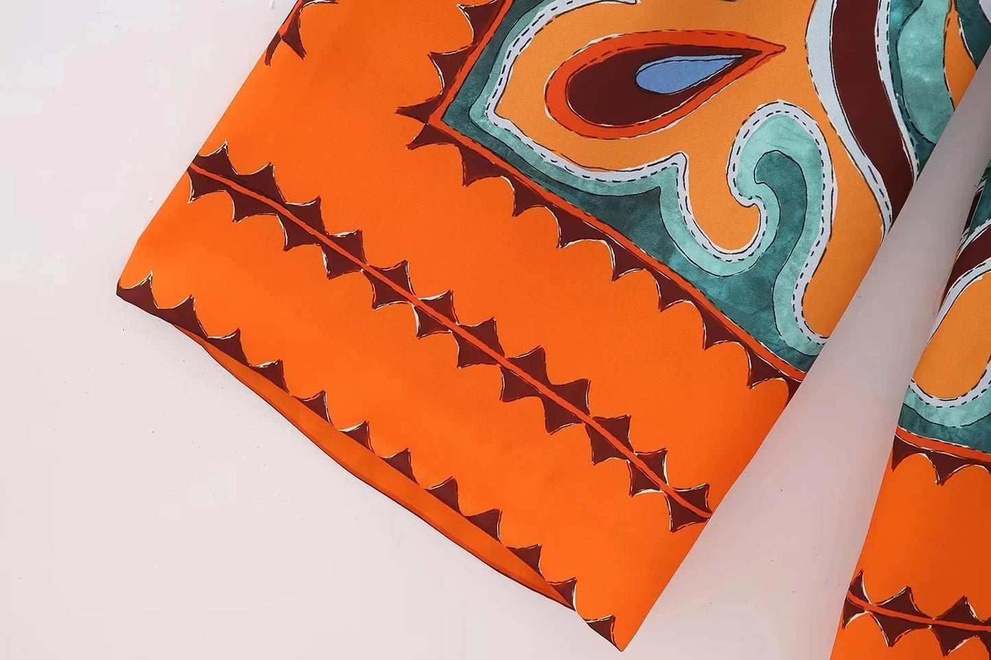 Conjunto Feminino Bandana e Calça Estampado Boho Isa