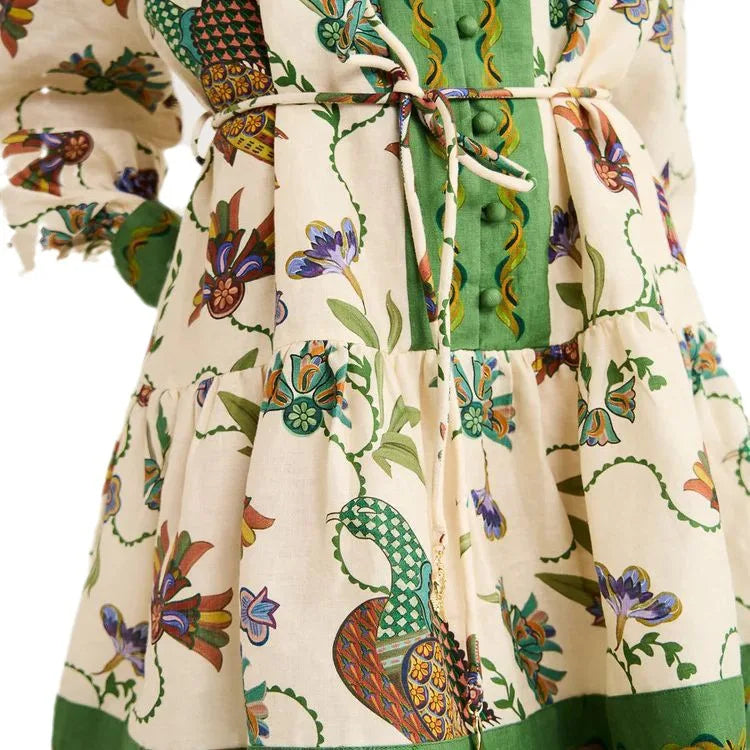 Vestido Natura Birds