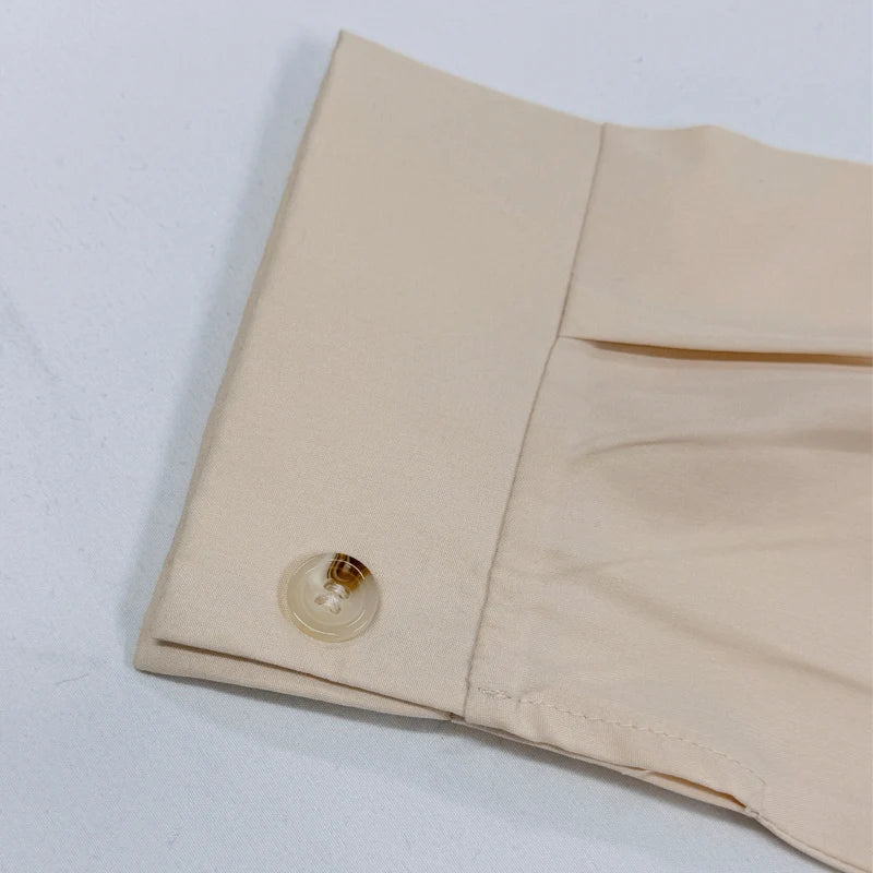 Macacão Feminino Longo Botões Manga Longa Virgínia