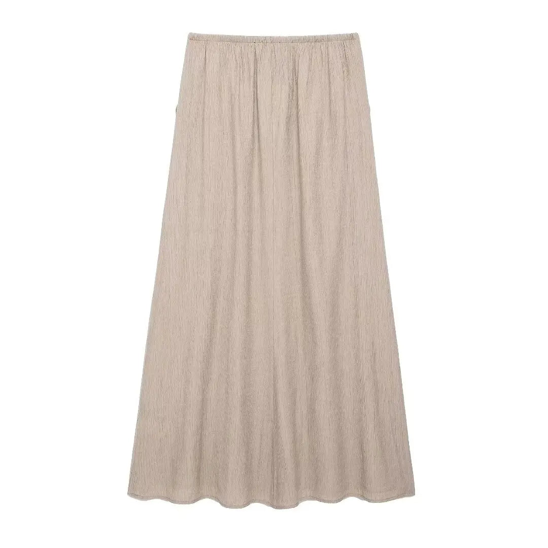 Conjunto Blusa Amarração Saia Longa Mia