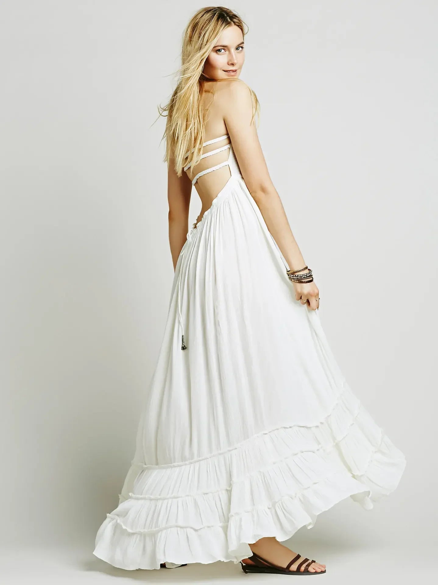 Vestido Gypsy Preto-Branco