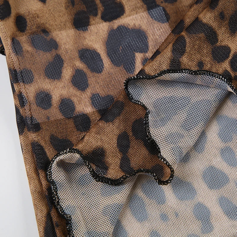 Blusa Flaire Oncinha Amarração Frontal Vintage Boho