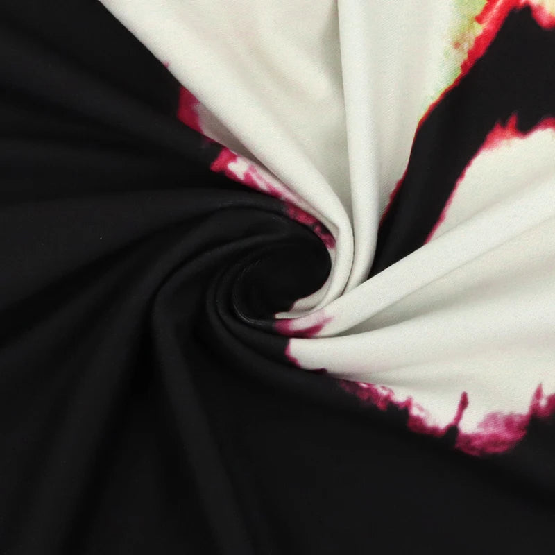 Vestido Sexy Longo Vazado Lateral Flores Antônia