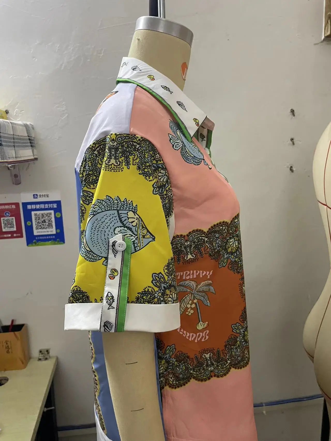 Conjunto Feminino Camisa Calça Estampado Kali