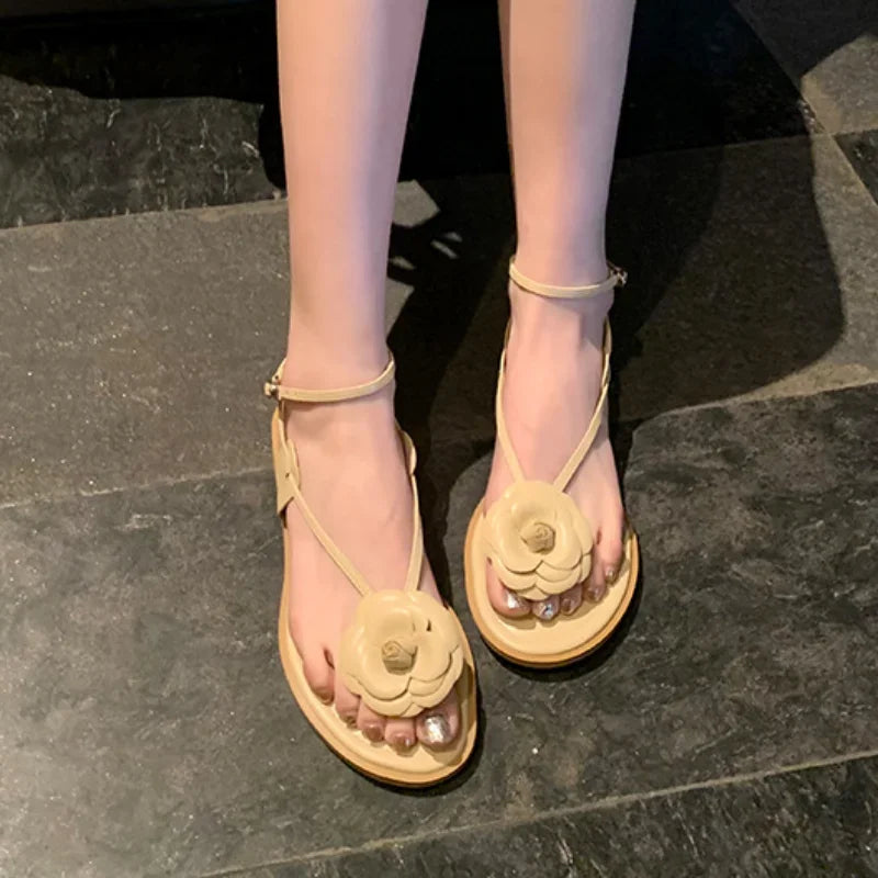 Rasteirinha Rose Amarração Aplicação de Flor