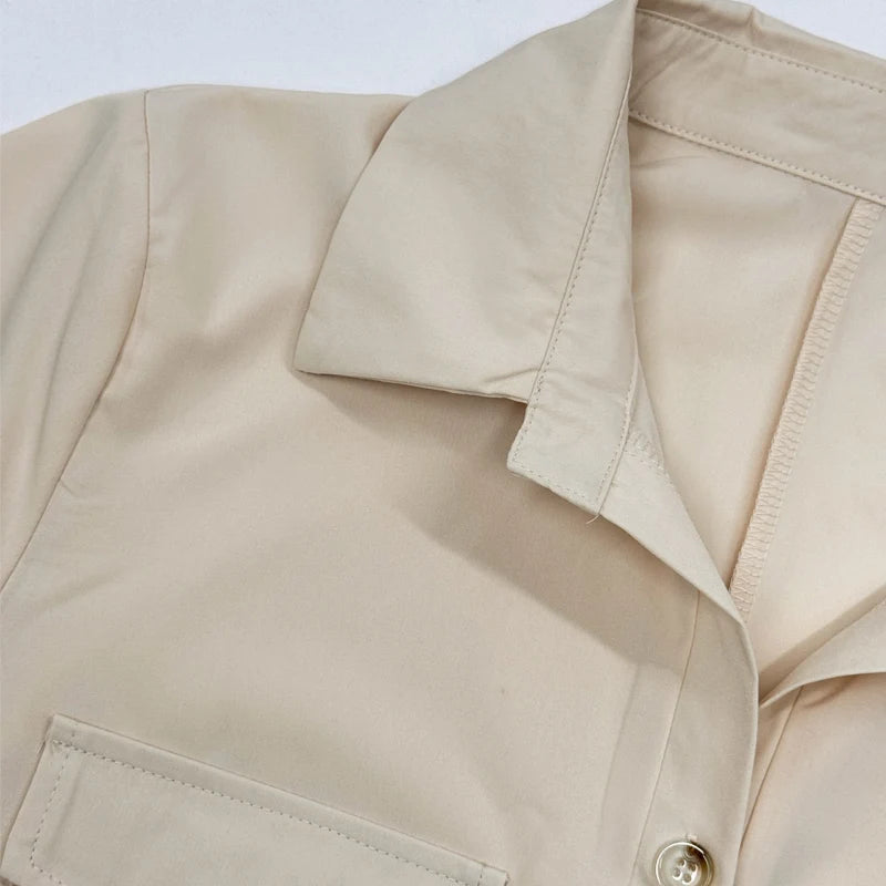 Macacão Feminino Longo Botões Manga Longa Virgínia