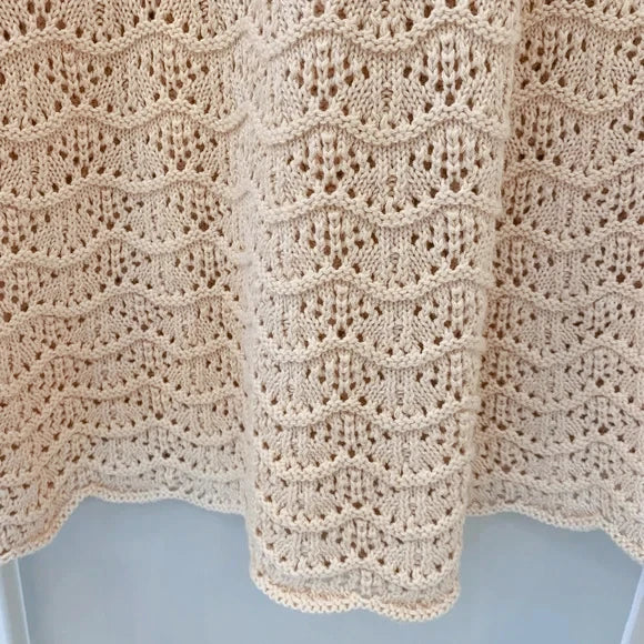 Vestido Curto Tricô Amarração Boho Chic