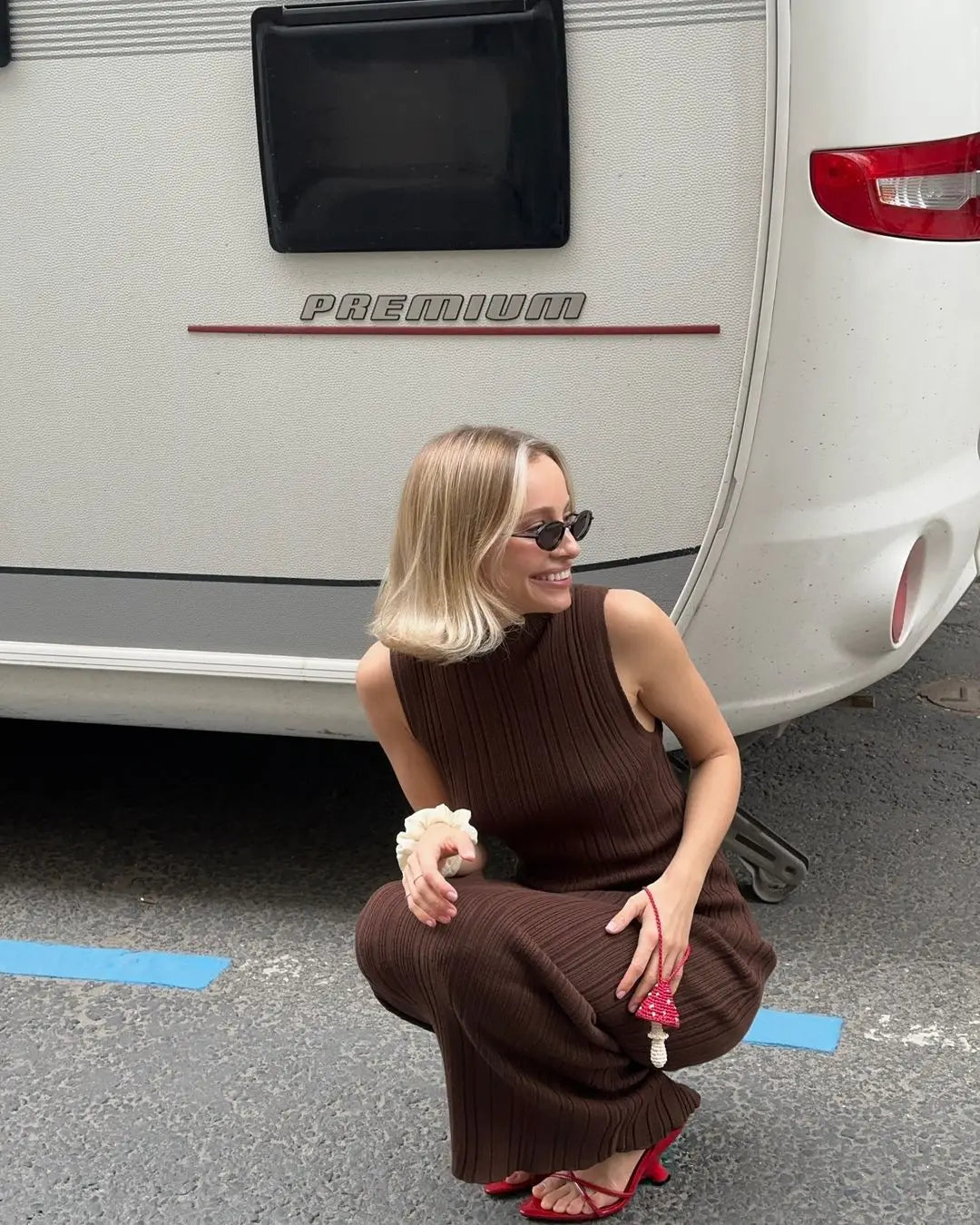 Vestido Longo Sexy Texturizado Gola Alta