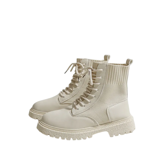 Bota Coturno Ruby Meia Salto Tratorado