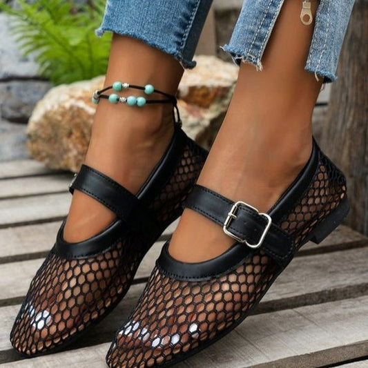 Sapatilha Mesh Ballet Preta