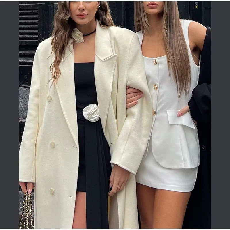 Conjunto Roberta Blusa Botões Minisaia