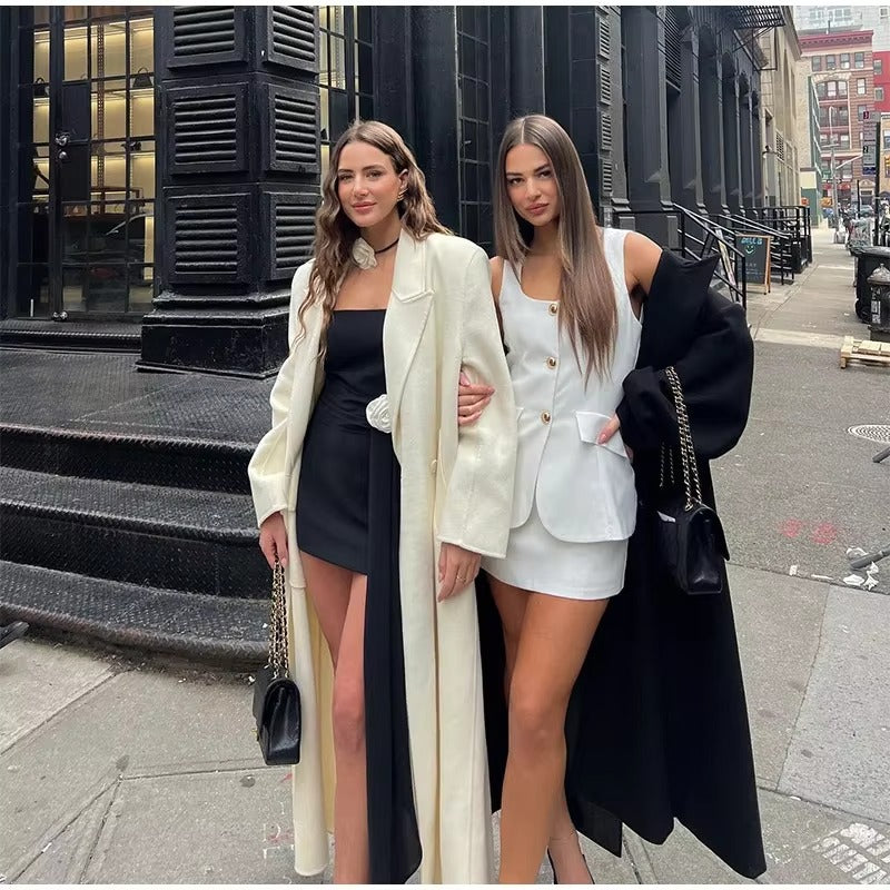 Conjunto Roberta Blusa Botões Minisaia