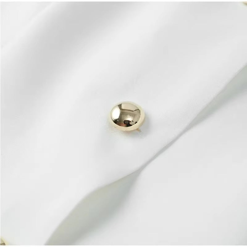 Conjunto Roberta Blusa Botões Minisaia