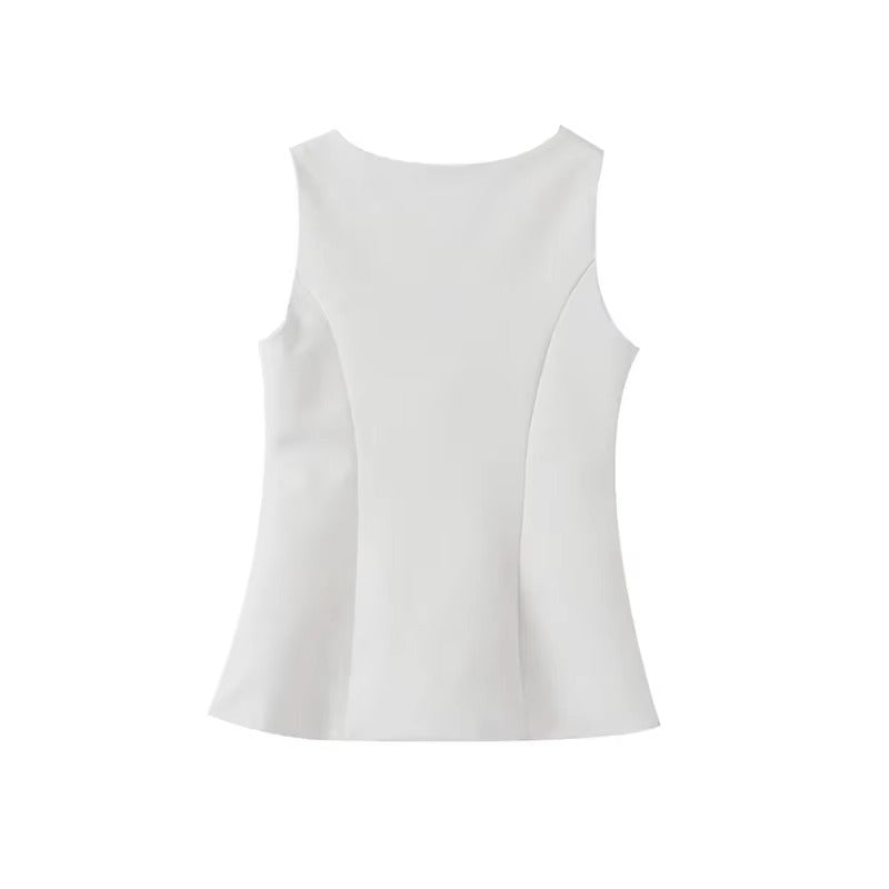 Conjunto Roberta Blusa Botões Minisaia