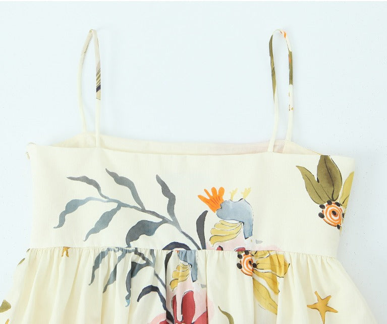 Vestido Curto Balonê Alcinha Almas