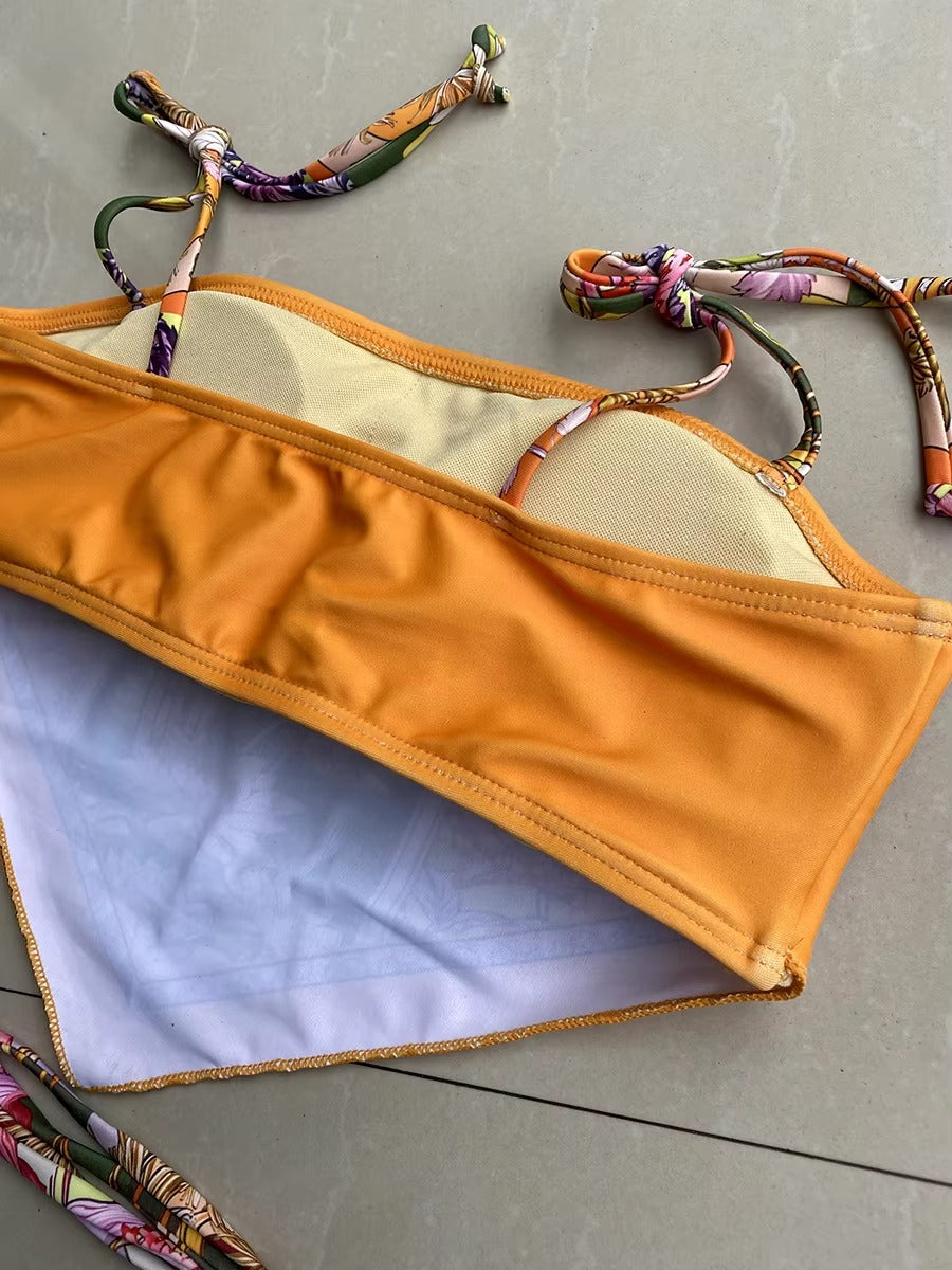 Biquíni Luna Boho Hippie Tipo Lenço Bandana