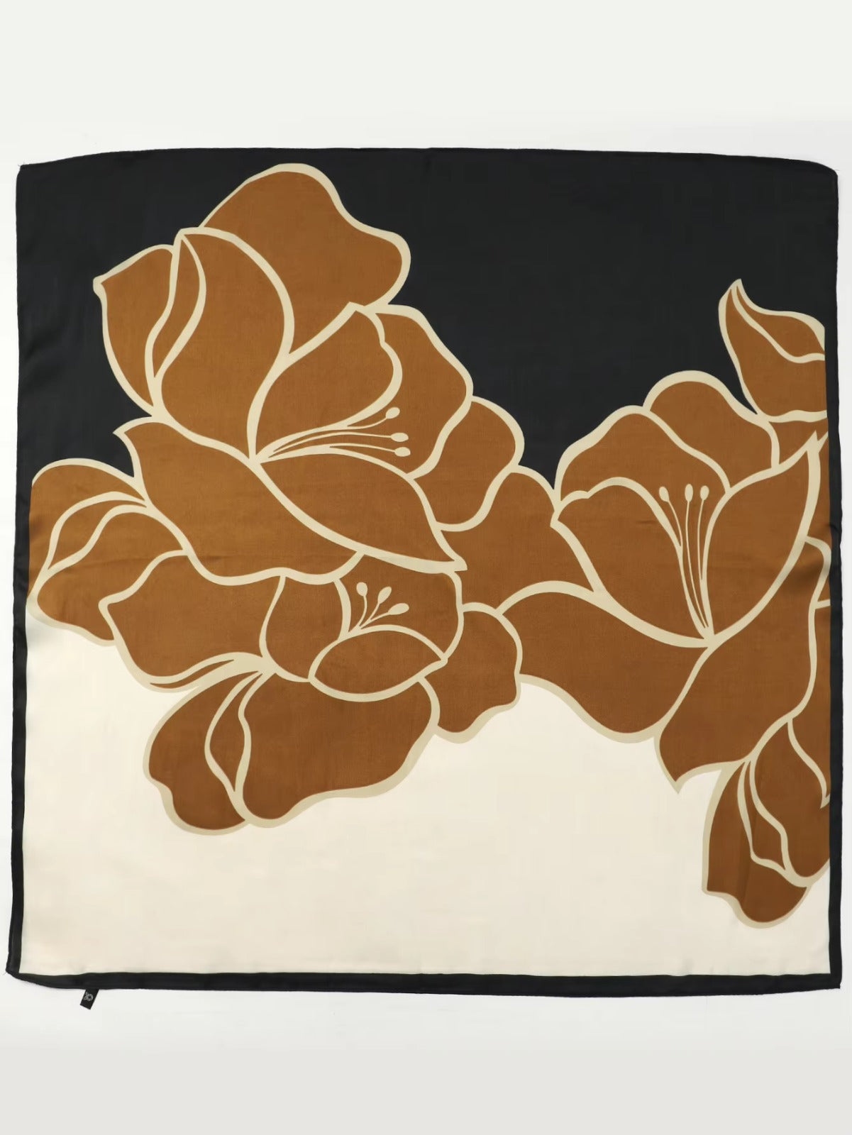 Lenço Estampado Toque de Seda Petalo