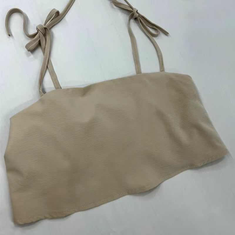 Conjunto Top Calça com Recortes Duna Amarração