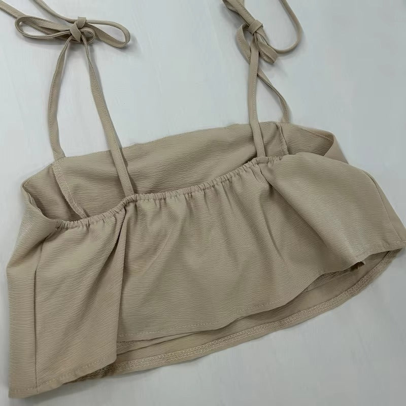 Conjunto Top Calça com Recortes Duna Amarração