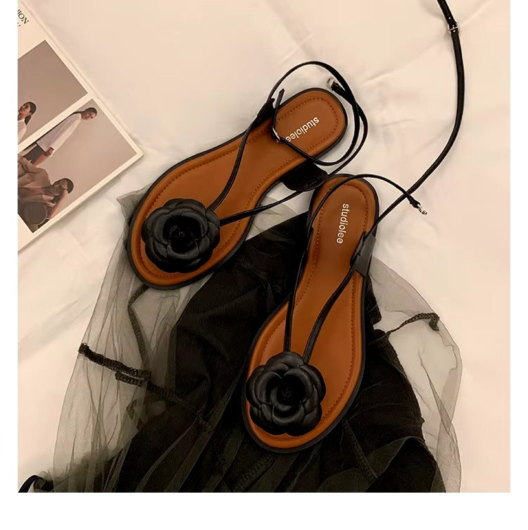 Rasteirinha Rose Amarração Aplicação de Flor