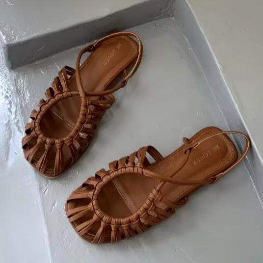 Rasteirinha Olívia Trançada