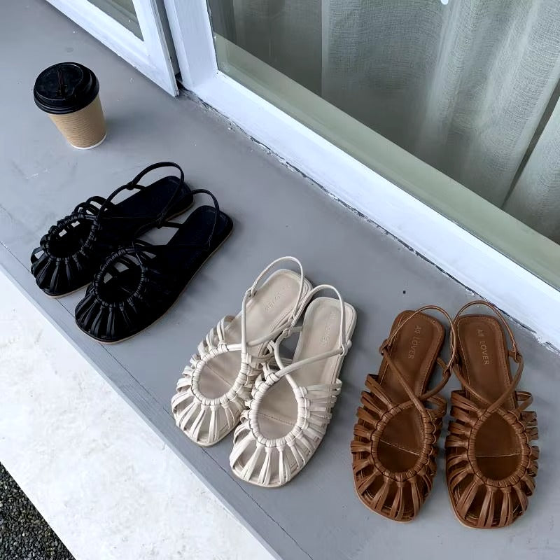 Rasteirinha Olívia Trançada