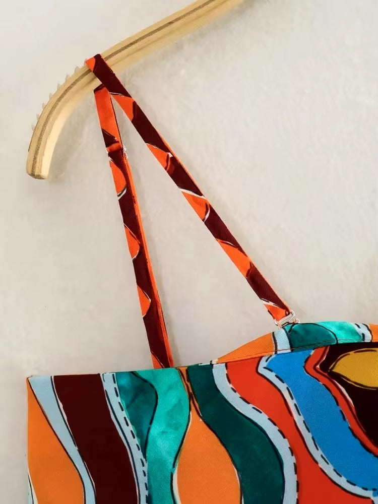 Conjunto Feminino Bandana e Calça Estampado Boho Isa