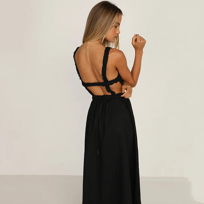 Vestido Rute Midi Preto