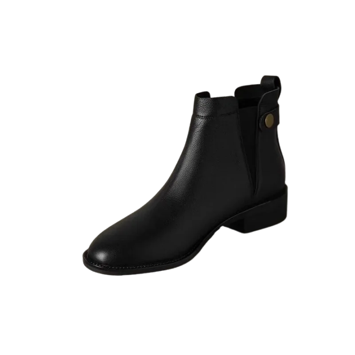 Bota Andrea Cano Médio Preta Ankle Boot