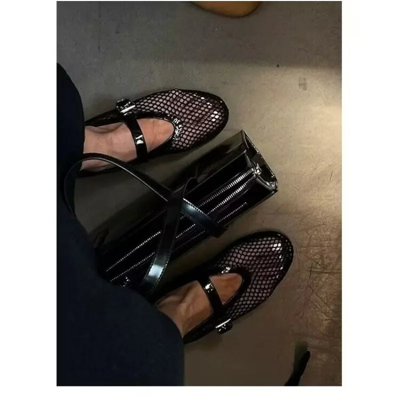 Sapatilha Mesh Ballet Preta