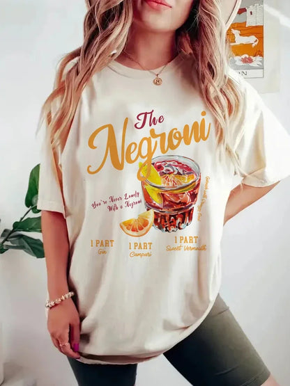 T-shirt  Feminina Algodão Negroni
