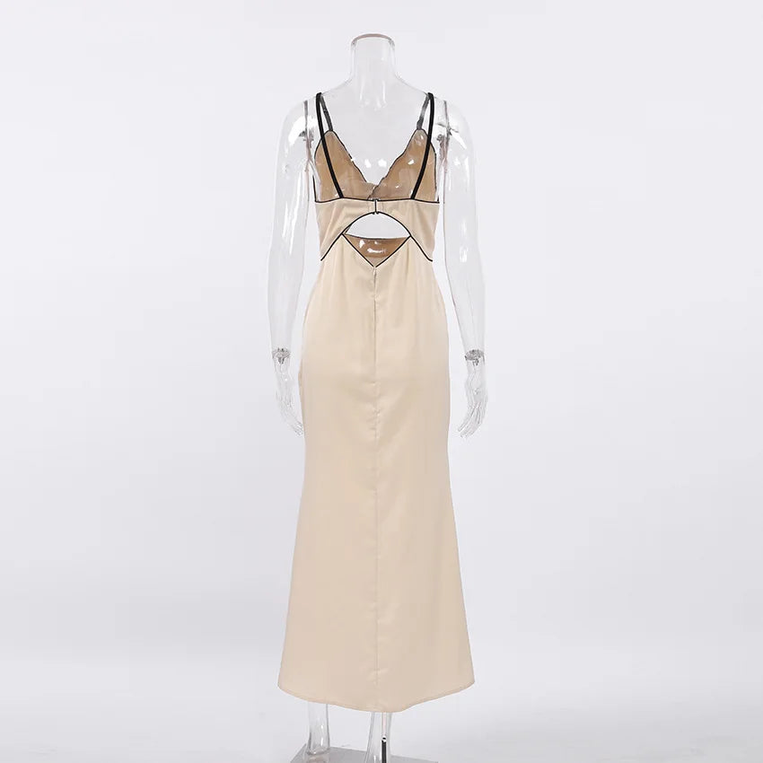Vestido Emma Bege