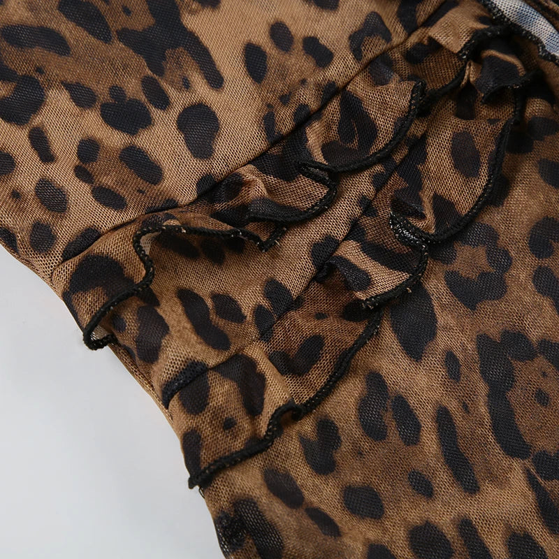 Blusa Flaire Oncinha Amarração Frontal Vintage Boho