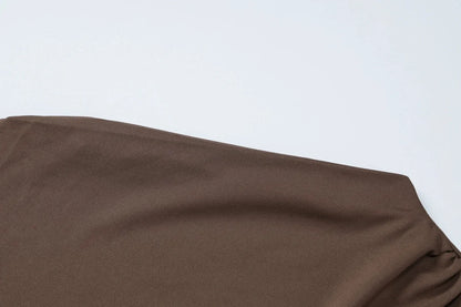 Vestido Longo Luxo Drapeado Frontal Amarração nas Costas