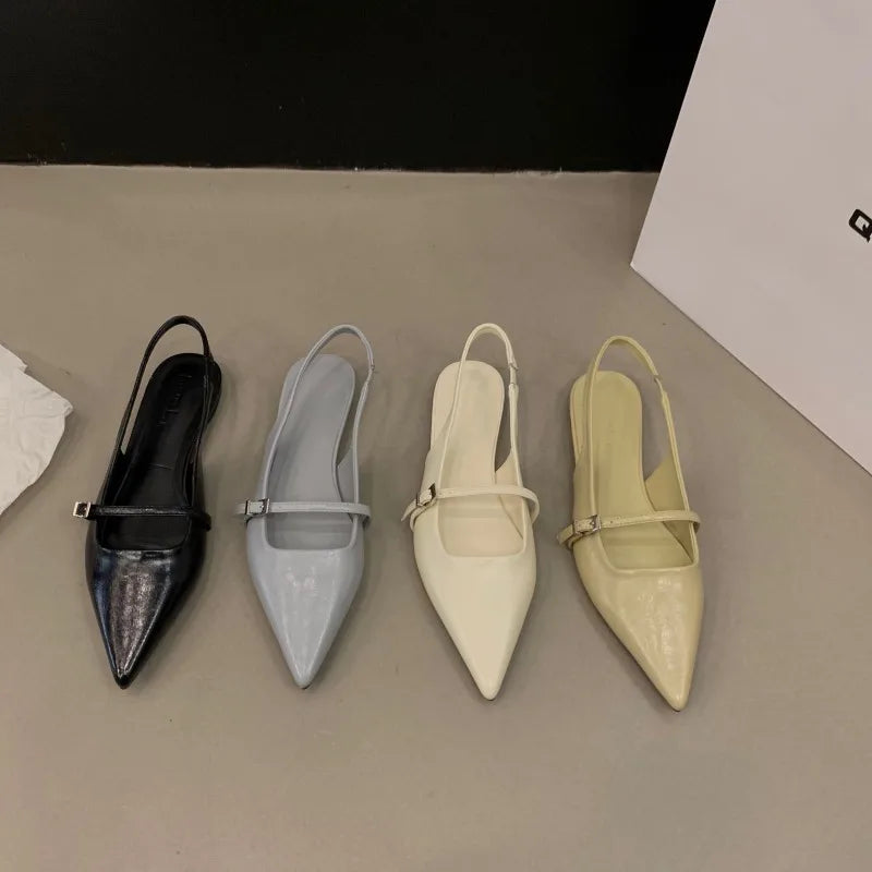 Sapatilha Slingback Roberta Fecho Duplo