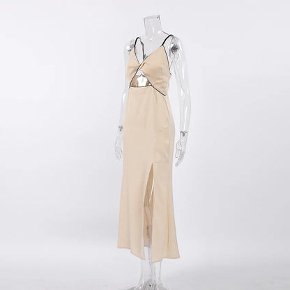 Vestido Emma Bege