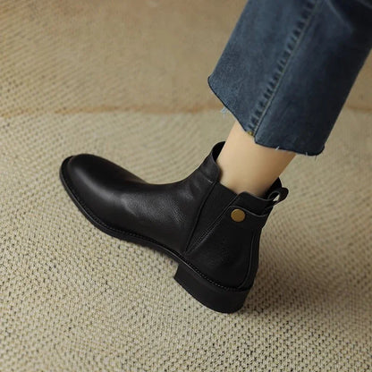 Bota Andrea Cano Médio Preta Ankle Boot