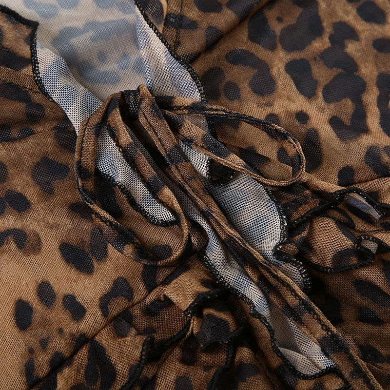 Blusa Flaire Oncinha Amarração Frontal Vintage Boho