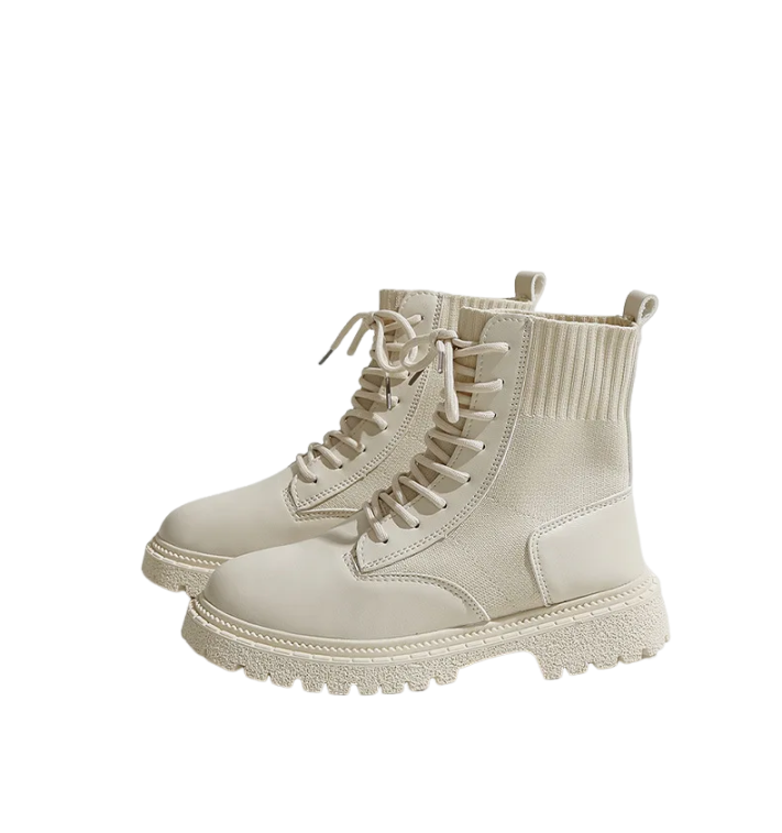 Bota Coturno Ruby Meia Salto Tratorado