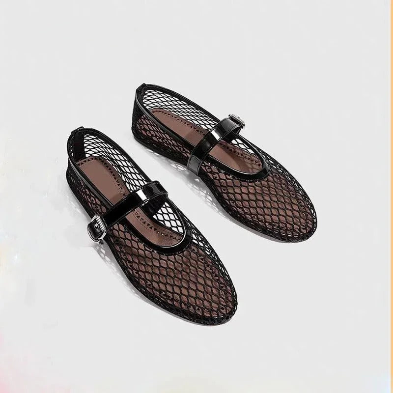 Sapatilha Mesh Ballet Preta