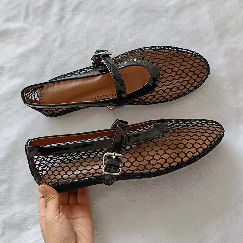 Sapatilha Mesh Ballet Preta