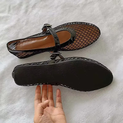 Sapatilha Mesh Ballet Preta
