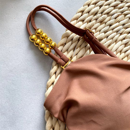 Conjunto Maiô Aplicações Frontal Pareô Sanchez